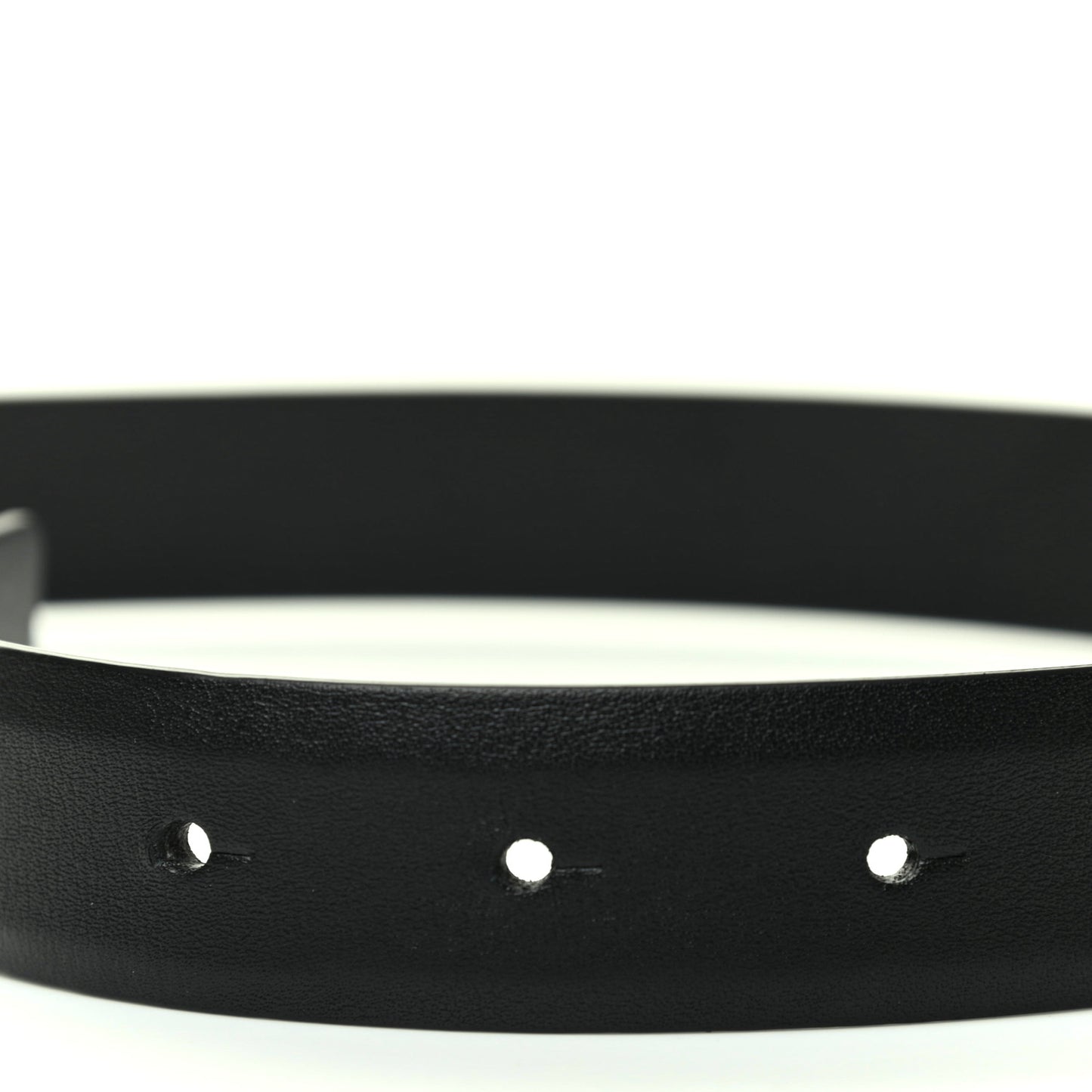 Calfskin Pearl Crystal Queen of France CC Belt 85 34 Black