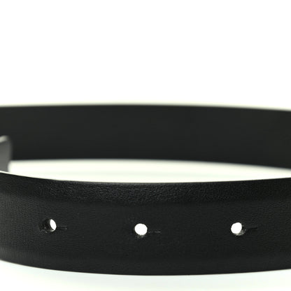 Chanel Calfskin Pearl Crystal Queen of France CC Belt 85 34 Black 6 of 7