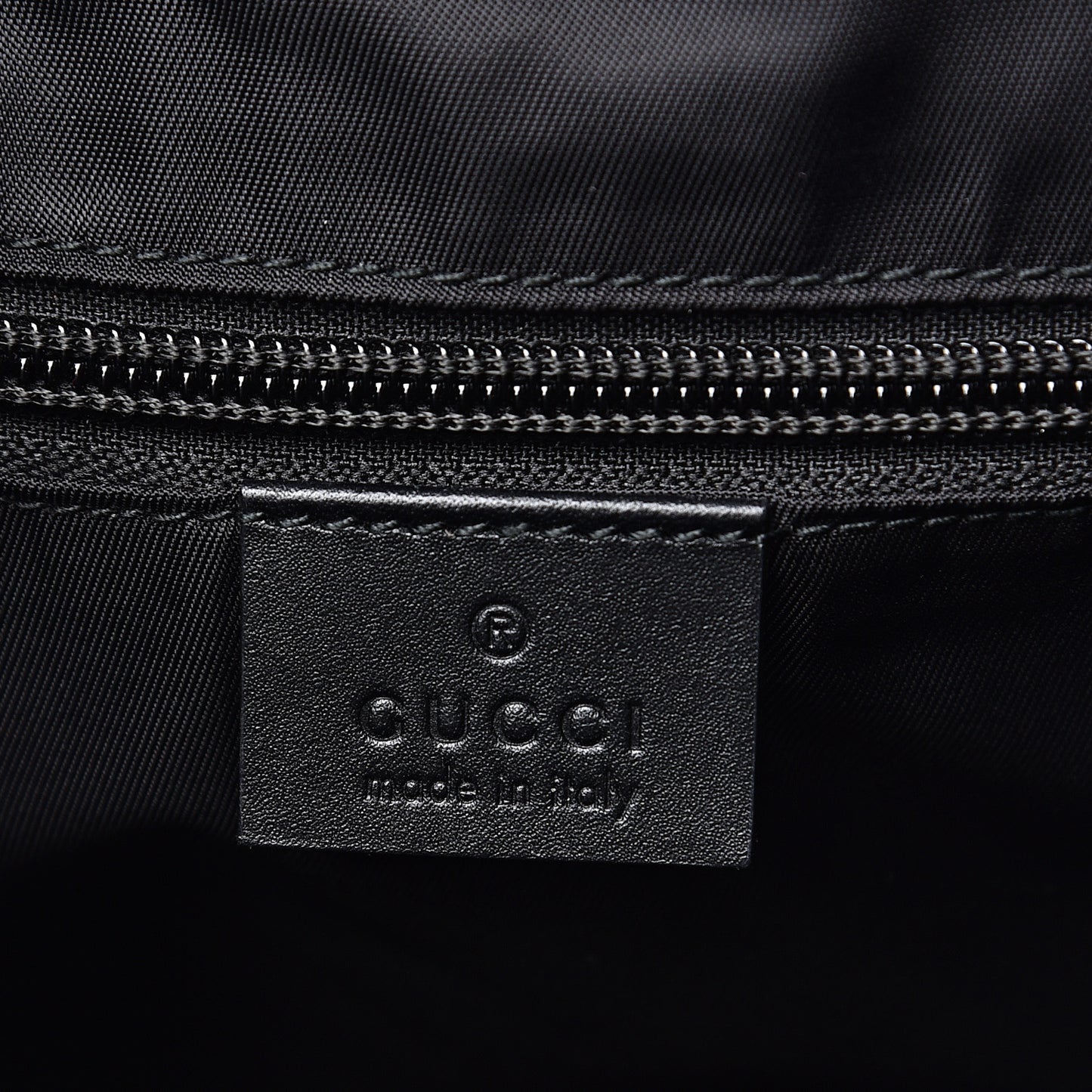 GG Supreme Monogram Web Messenger Bag Black
