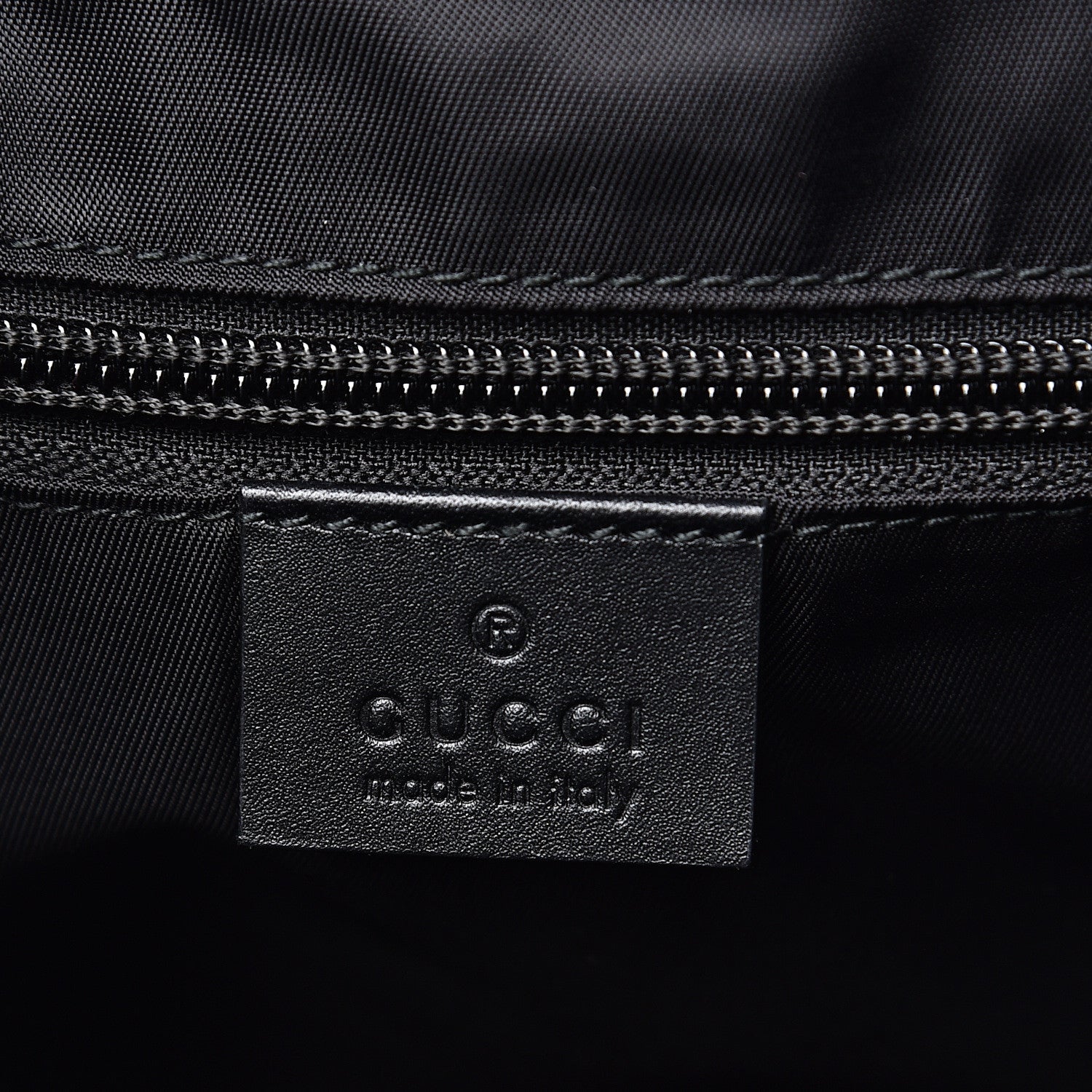 Gucci GG Supreme Monogram Web Messenger Bag Black 5 of 9