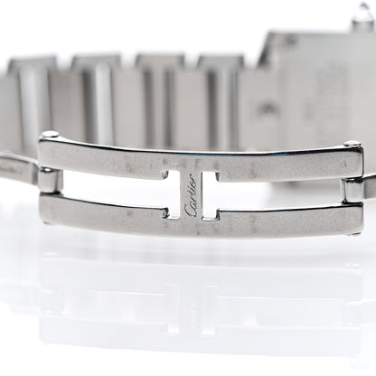 Cartier Stainless Steel 20mm Tank Francaise Quartz Watch 7 of 8