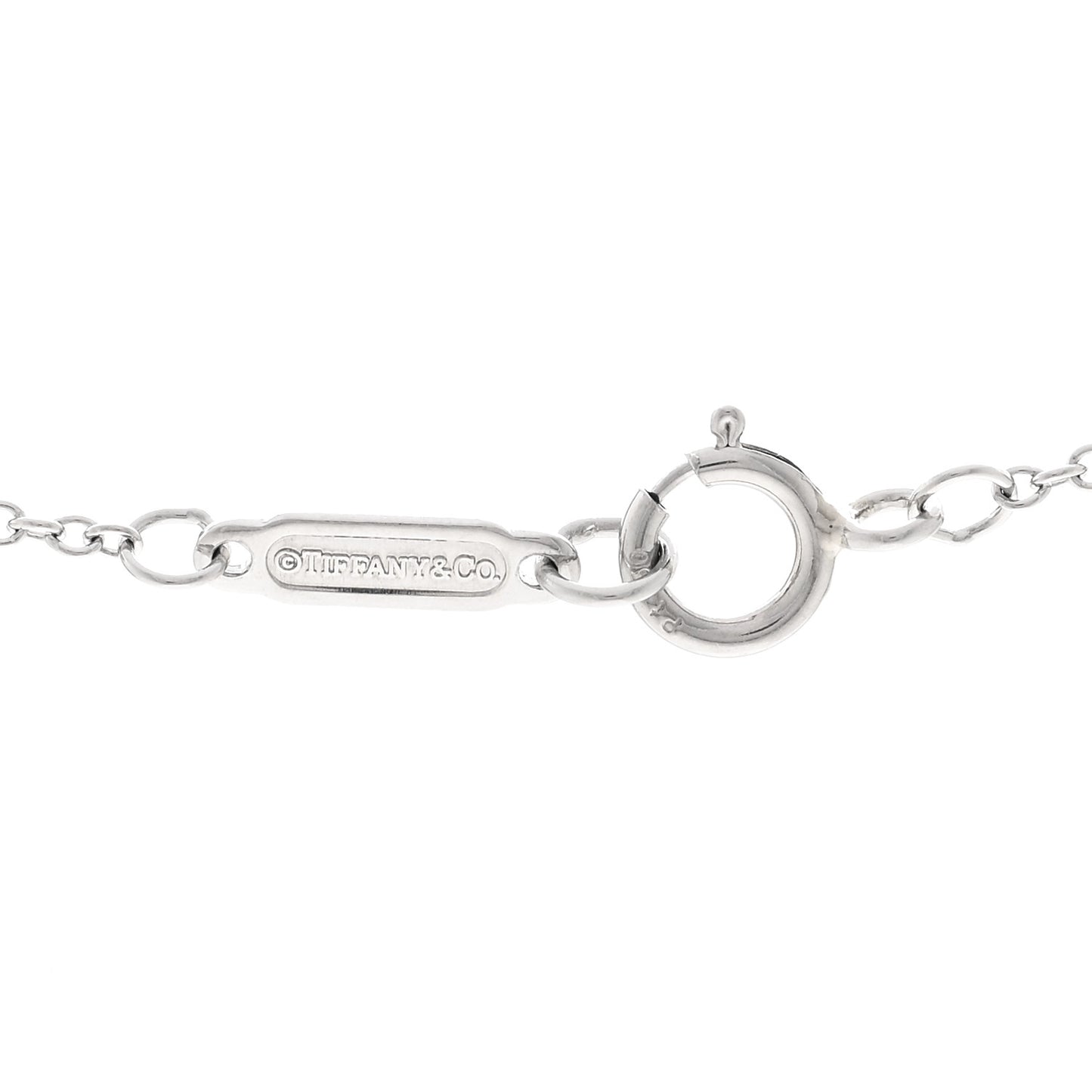 Platinum Diamond Fleur de Lis Pendant Necklace