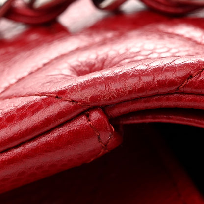 Chanel Caviar Quilted Jumbo Double Flap Red 15 of 17