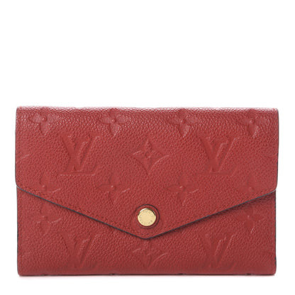 Louis Vuitton Empreinte Compact Curieuse Wallet Cherry 1 of 5