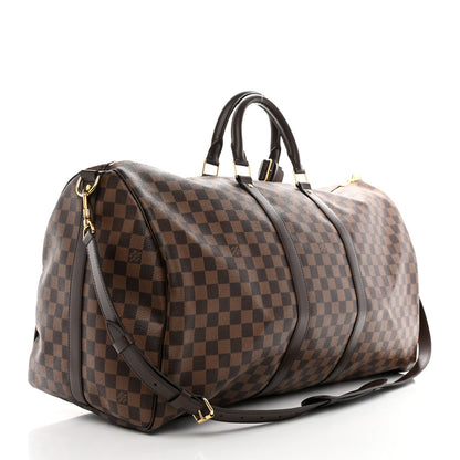 Louis Vuitton Damier Ebene Keepall Bandouliere 55 2 of 7