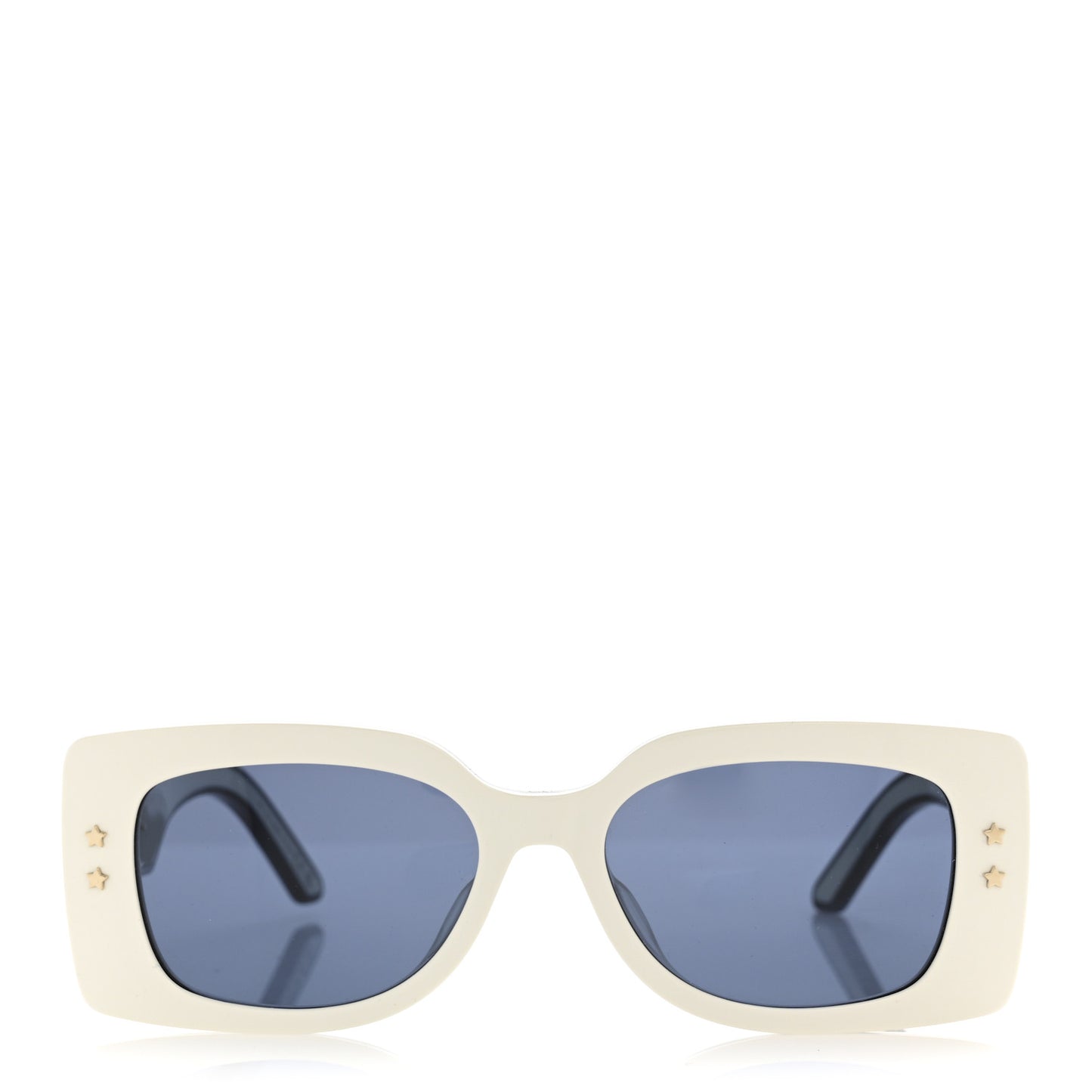 Diorpacific S1U Square Sunglasses White Blue