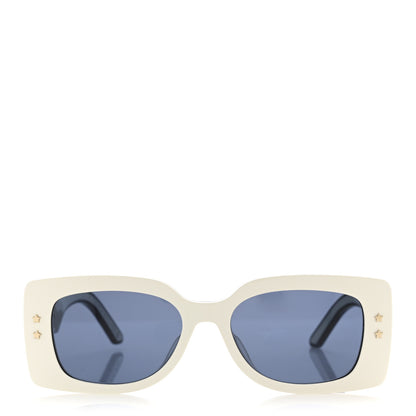 Christian Dior Diorpacific S1U Square Sunglasses White Blue 2 of 8