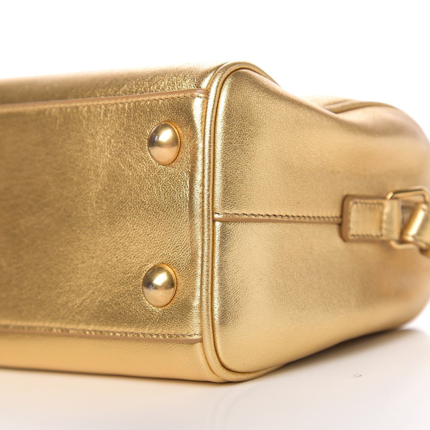 Calfskin Classic Baby Duffle Gold