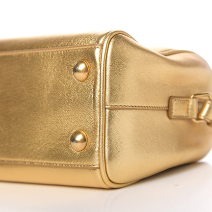 Saint Laurent Calfskin Classic Baby Duffle Gold 8 of 8