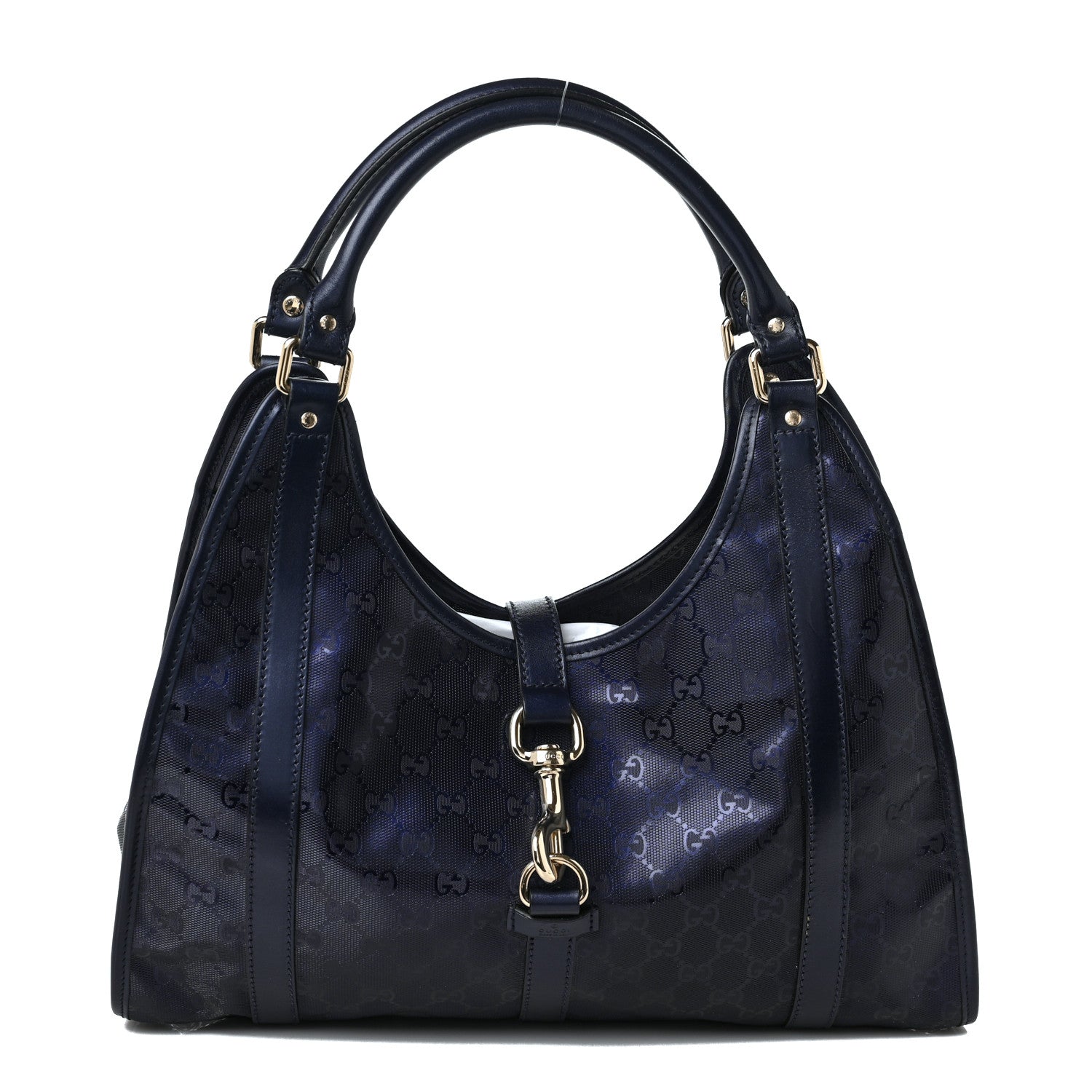 Gucci Imprime Monogram Joy Medium Shoulder Bag Navy 1 of 11