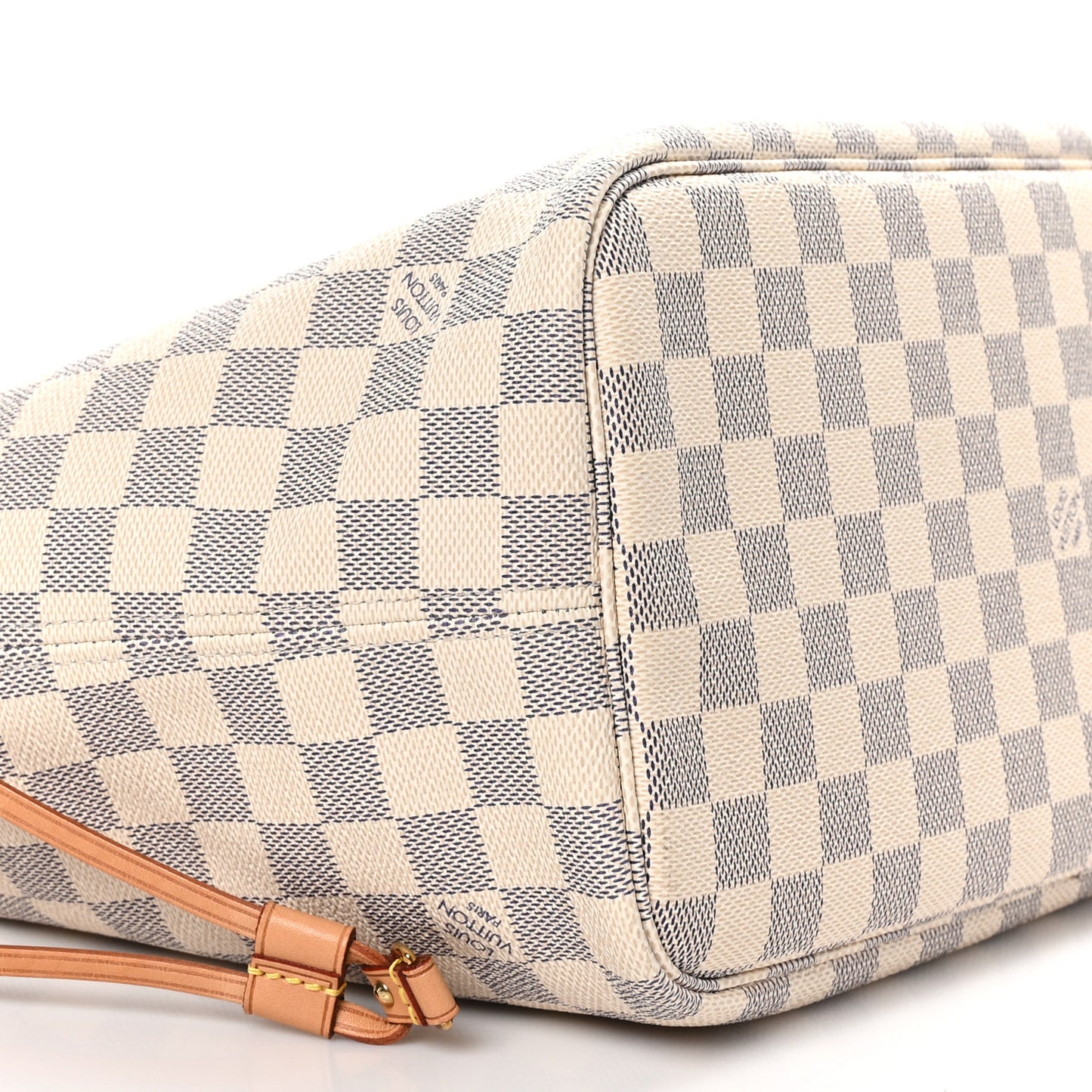 Damier Azur Neo Neverfull MM Rose Ballerine