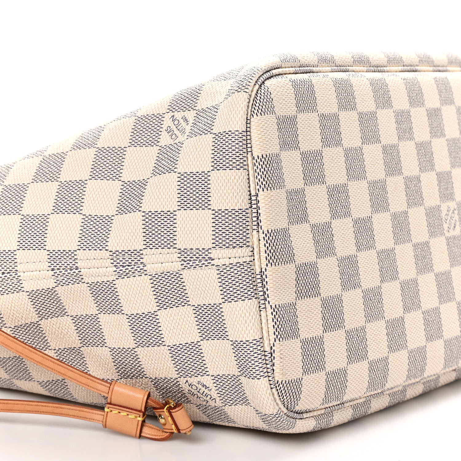 Louis Vuitton Damier Azur Neo Neverfull MM Rose Ballerine 10 of 11