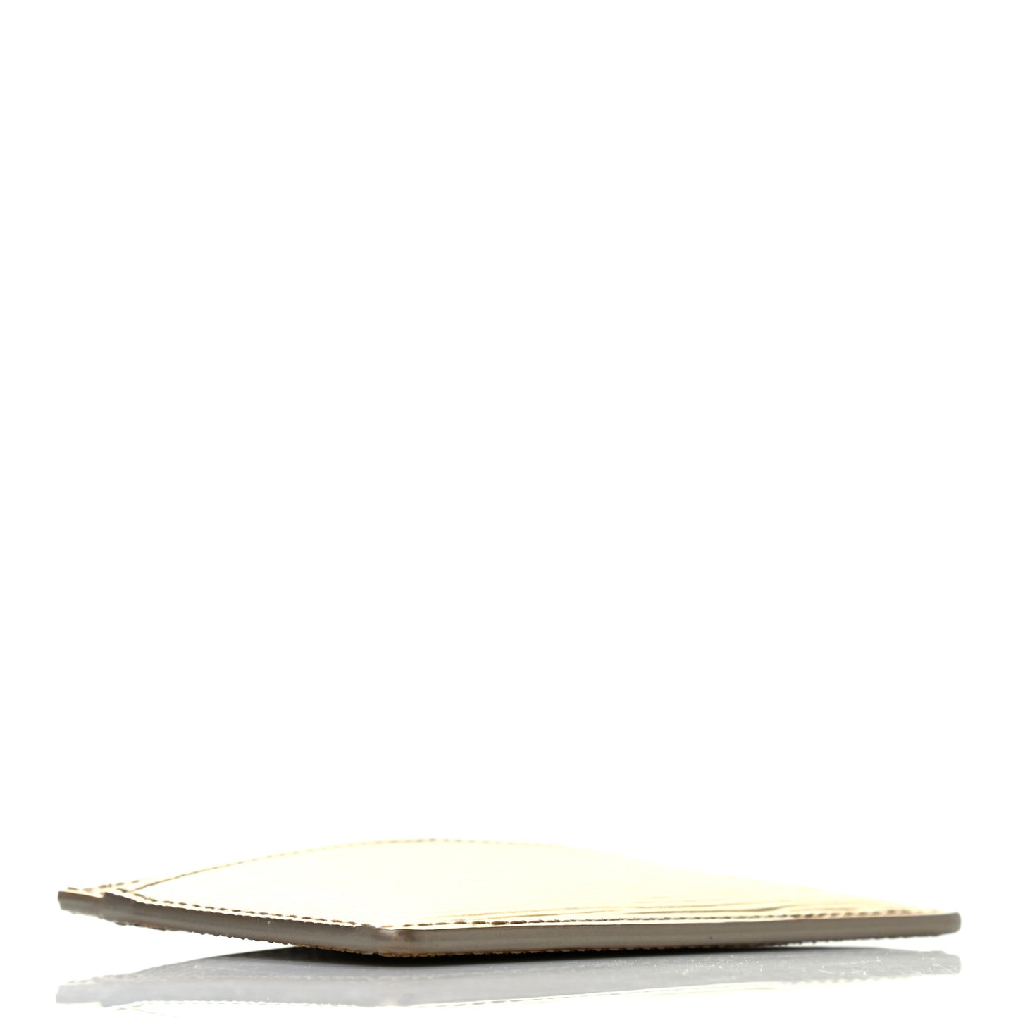 Epi Card Holder Gold