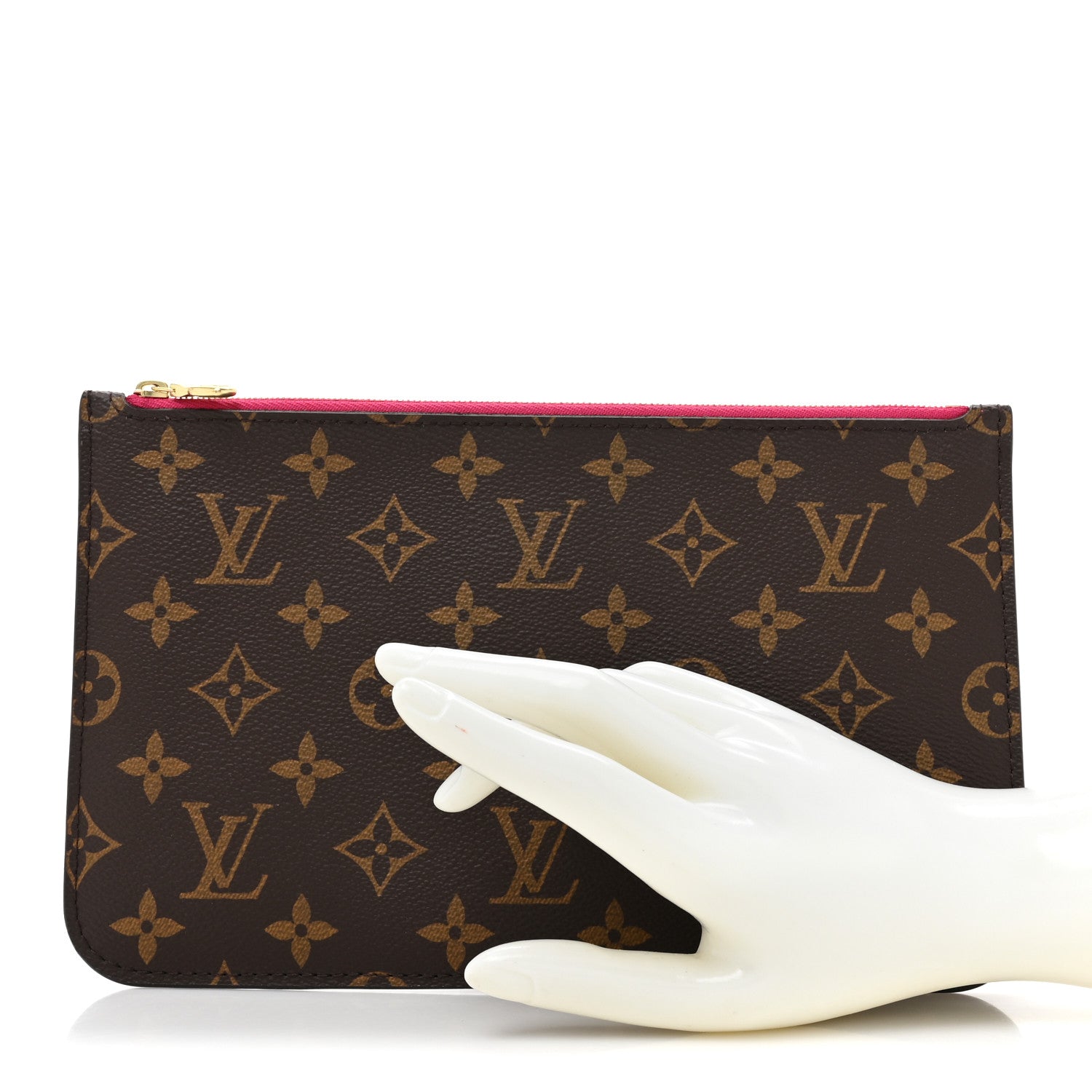 Louis Vuitton Monogram Neverfull MM GM Pochette Pivoine 2 of 8