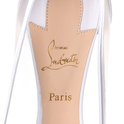 Christian Louboutin Kid Rete Galativi Flats 40 Version Bianco 9 of 11