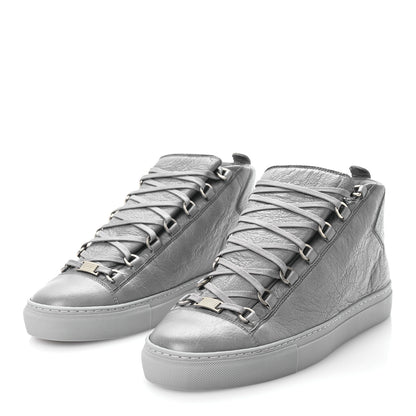 Balenciaga Agneau Arena Opaque Womens High Top Sneakers 41 Gris Fer 3 of 8