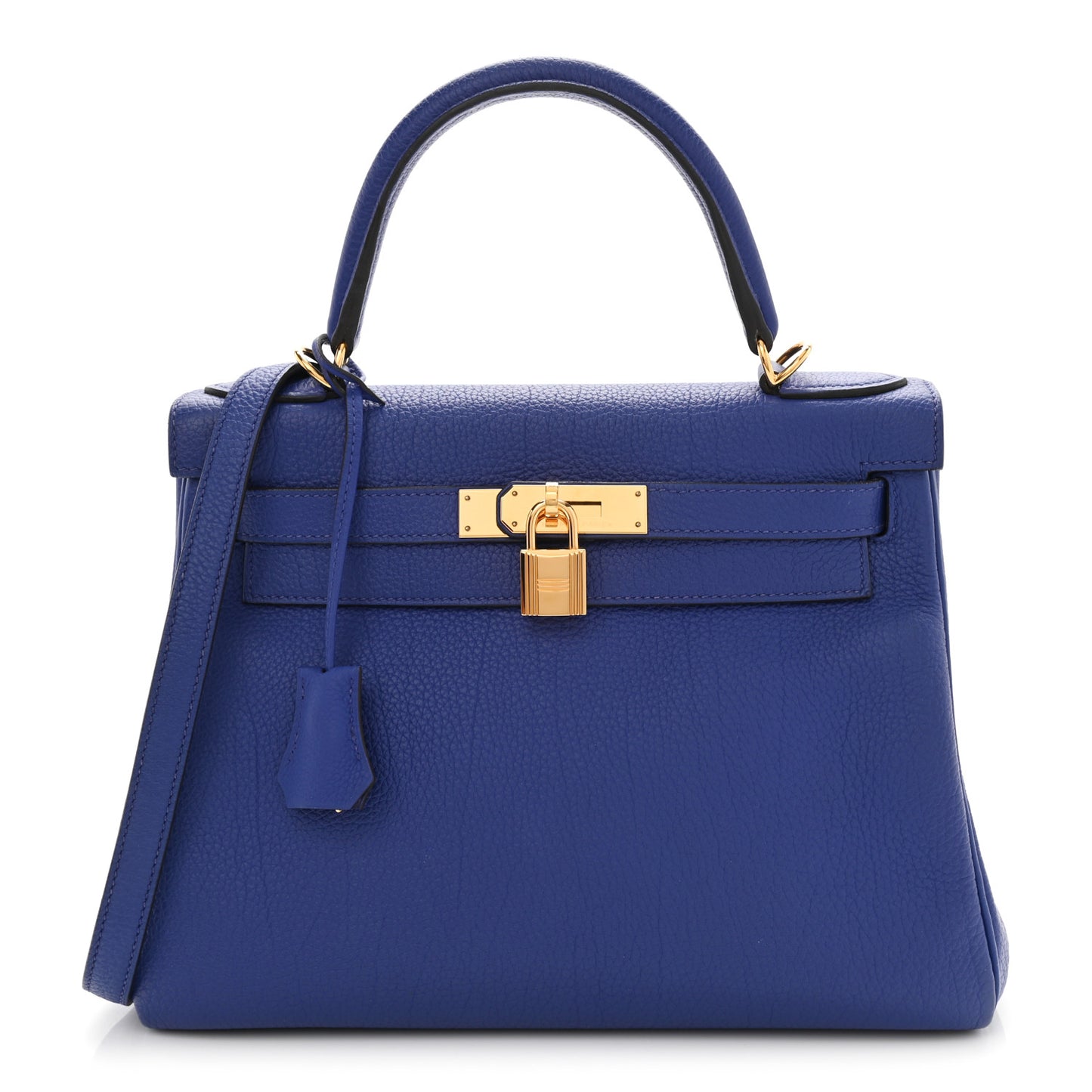 Togo Kelly Retourne 28 Bleu Electrique