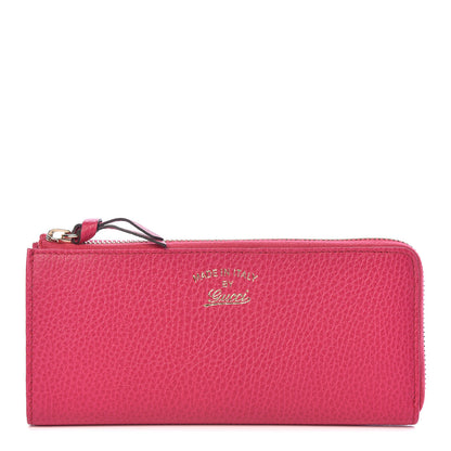 Gucci Dollar Calfskin Swing Zip Wallet Blossom 1 of 8