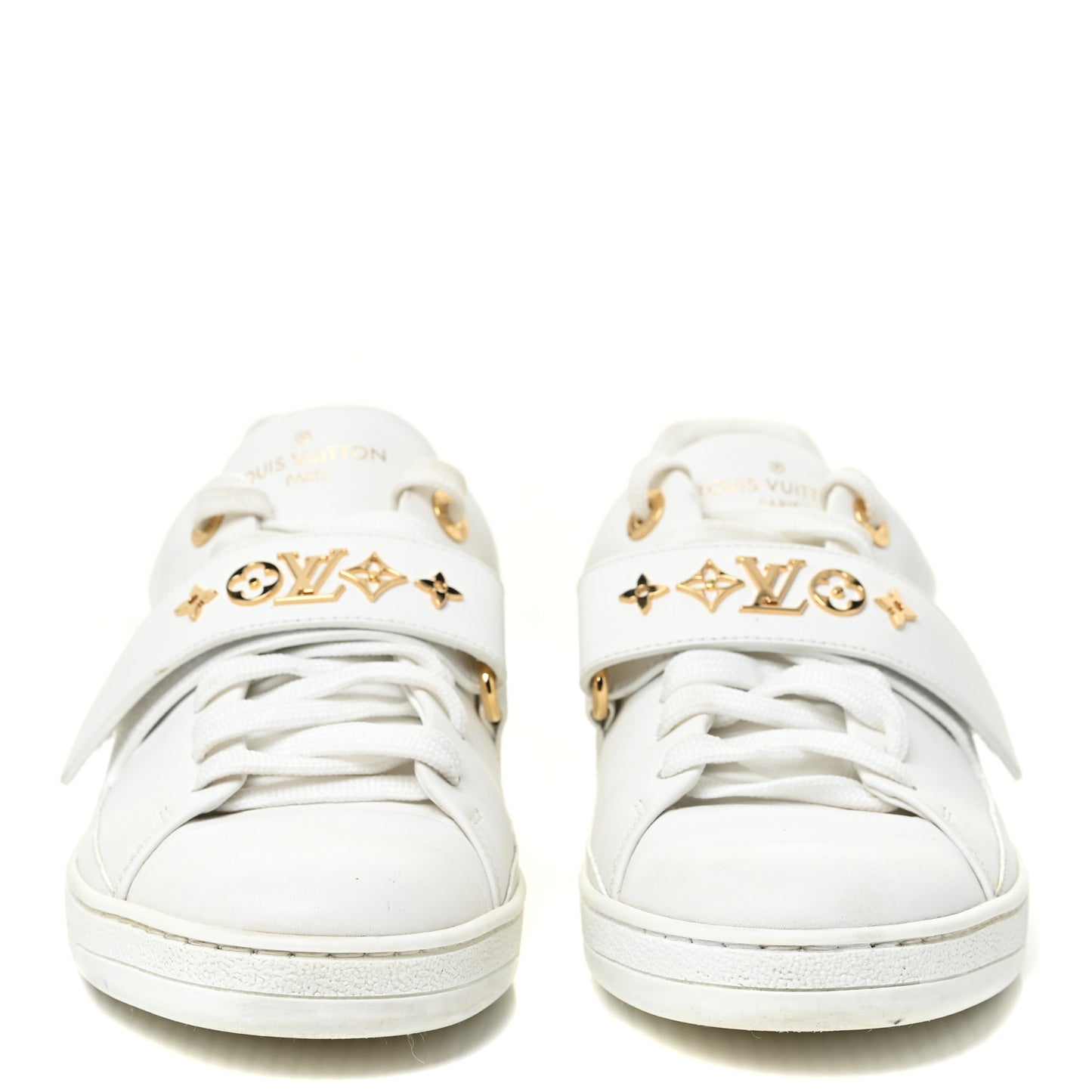 Calfskin Front Row Sneaker 38 White