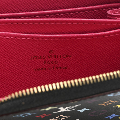 Louis Vuitton Monogram Multicolor Zippy Coin Purse Black Grenade 6 of 9