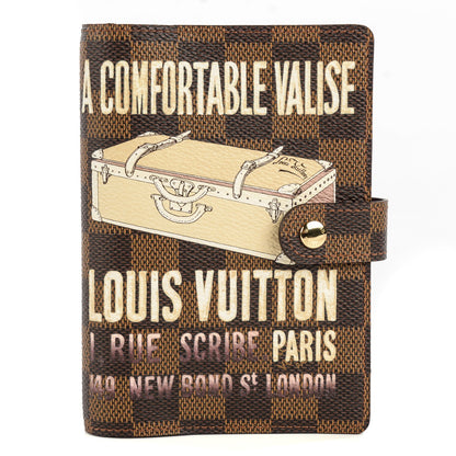 Louis Vuitton Damier Ebene Valise Small Ring Agenda Cover 1 of 8
