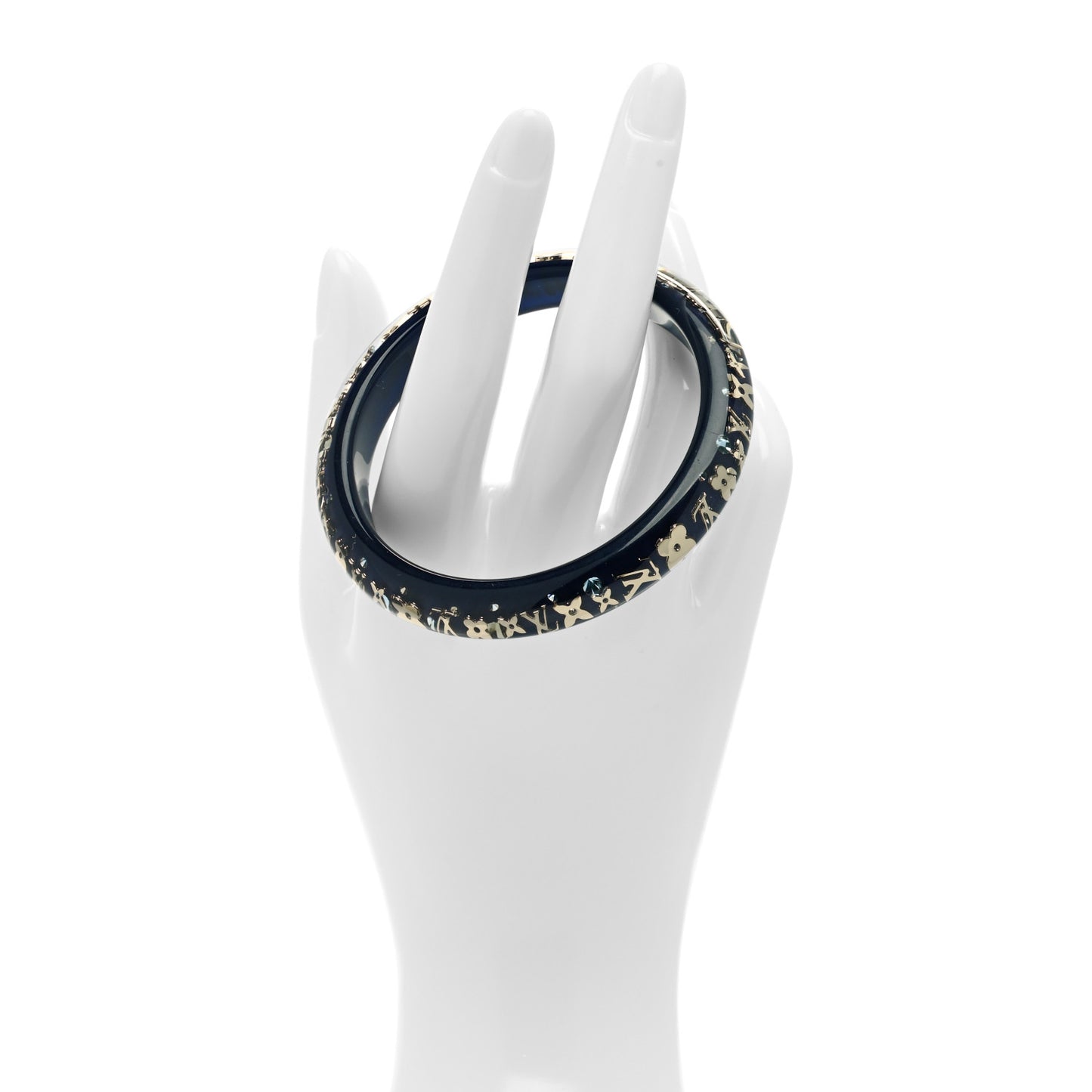 Resin Swarovski Medium Inclusion Bracelet PM Navy