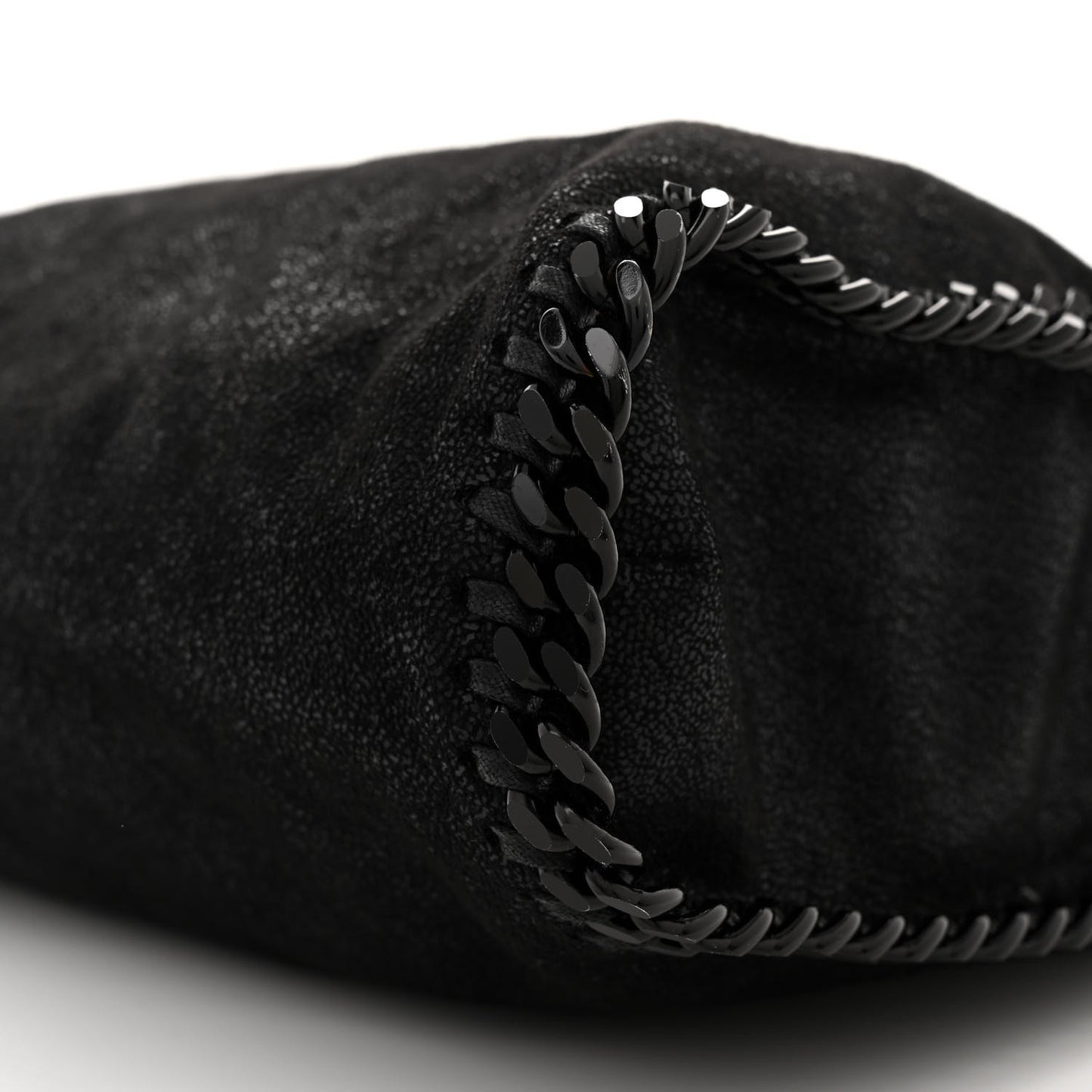 Shaggy Deer Small Falabella Tote Black