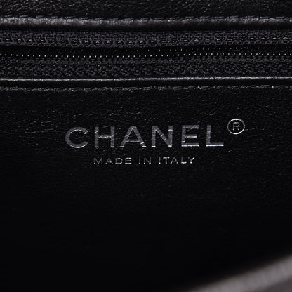 Chanel Metallic Caviar Quilted Filigree Backpack Dark Silver 6 of 7