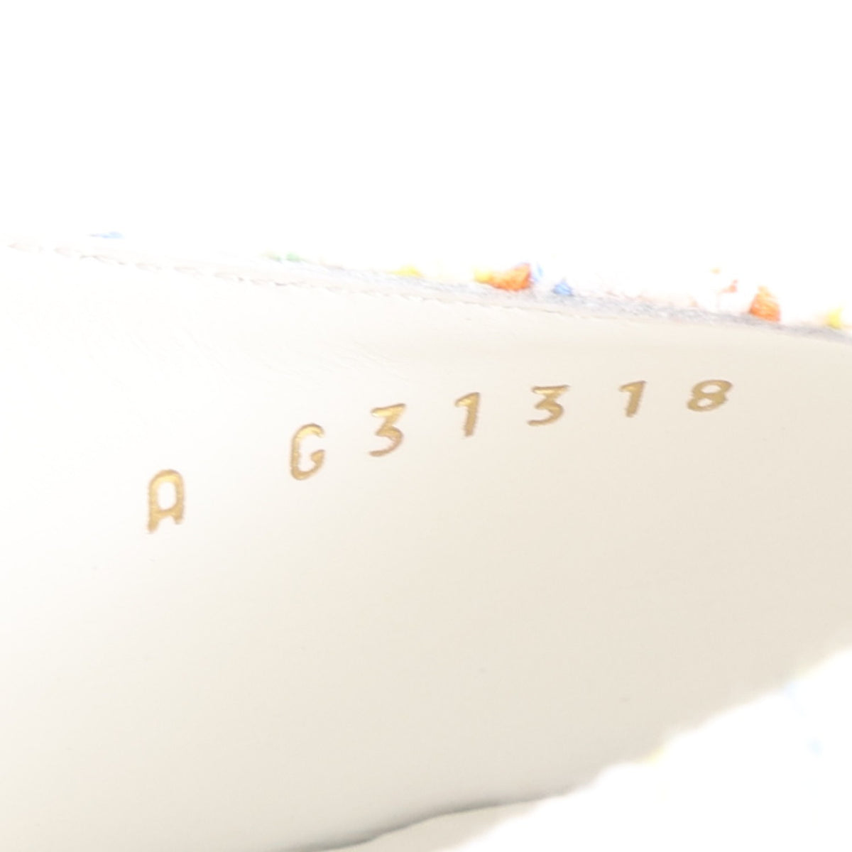 Chanel Tweed Grosgrain Cap Toe CC Slingback Pumps 40 White Multicolor 10 of 11