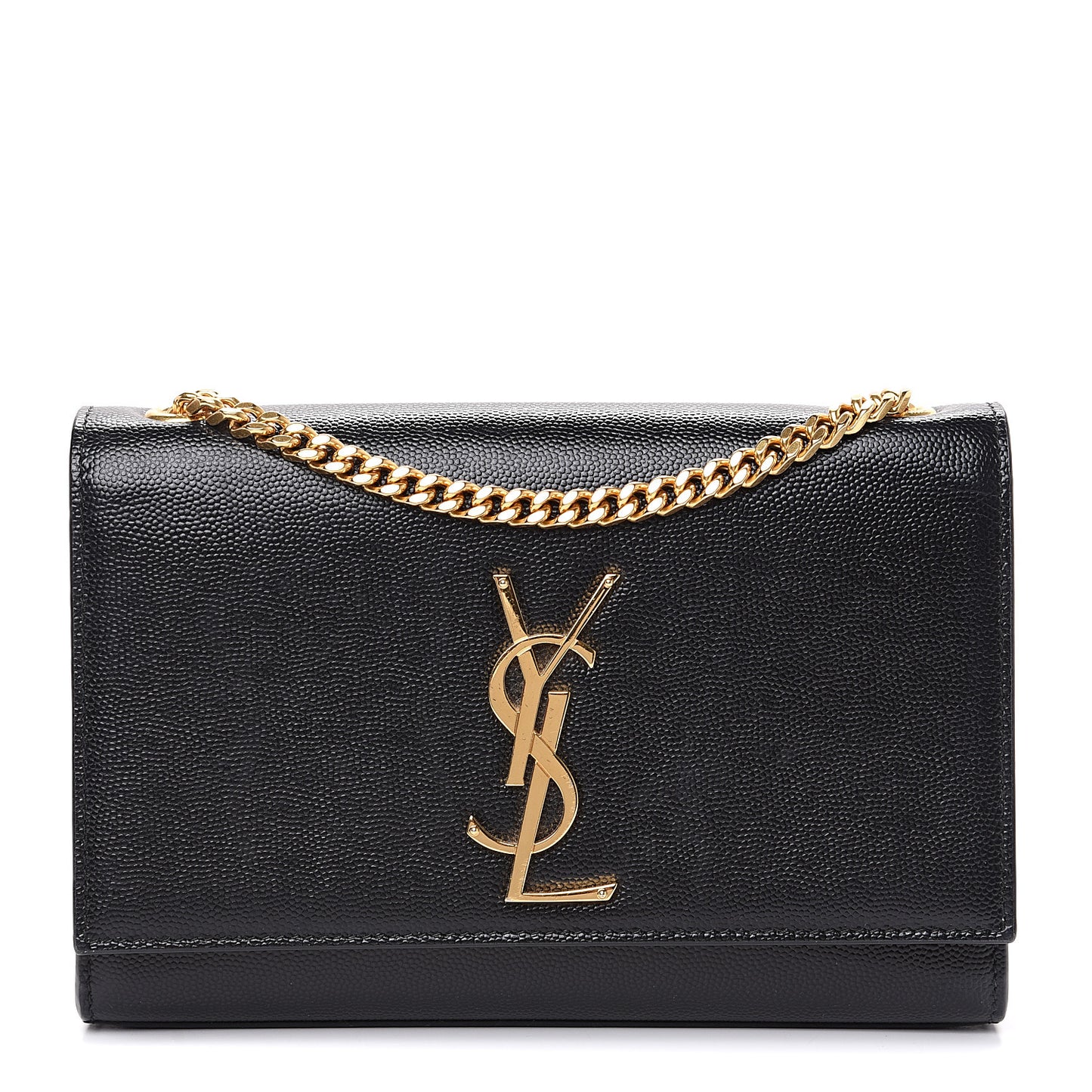 Grain De Poudre Small Monogram Kate Satchel Black