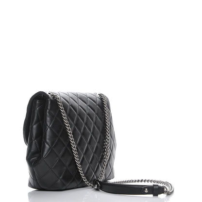 Chanel Lambskin Quilted Large Daily Supple Flap Black 3 of 9