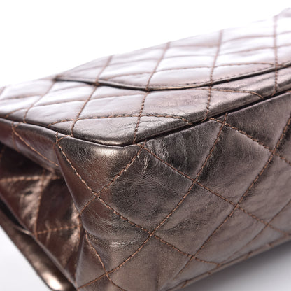 Chanel Metallic Aged Calfskin Quilted 2.55 Reissue 227 Flap Bronze 20 of 23