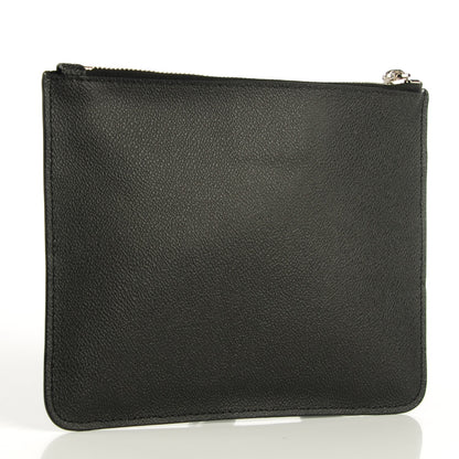 Givenchy Textured Coated Canvas Rottweiler Print Small Cosmetic Pouch Black 3 of 8