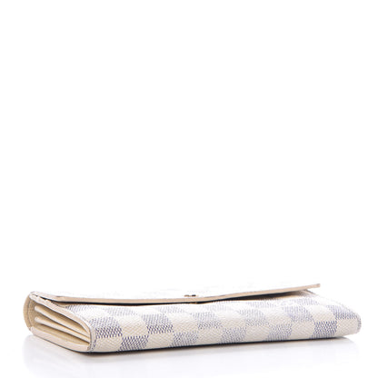 Louis Vuitton Damier Azur Sarah Wallet 4 of 12