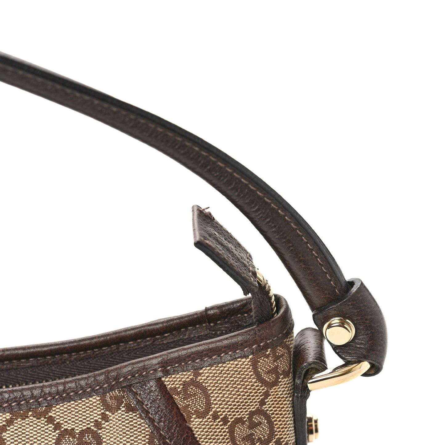 Monogram D Ring Abbey Pochette Brown
