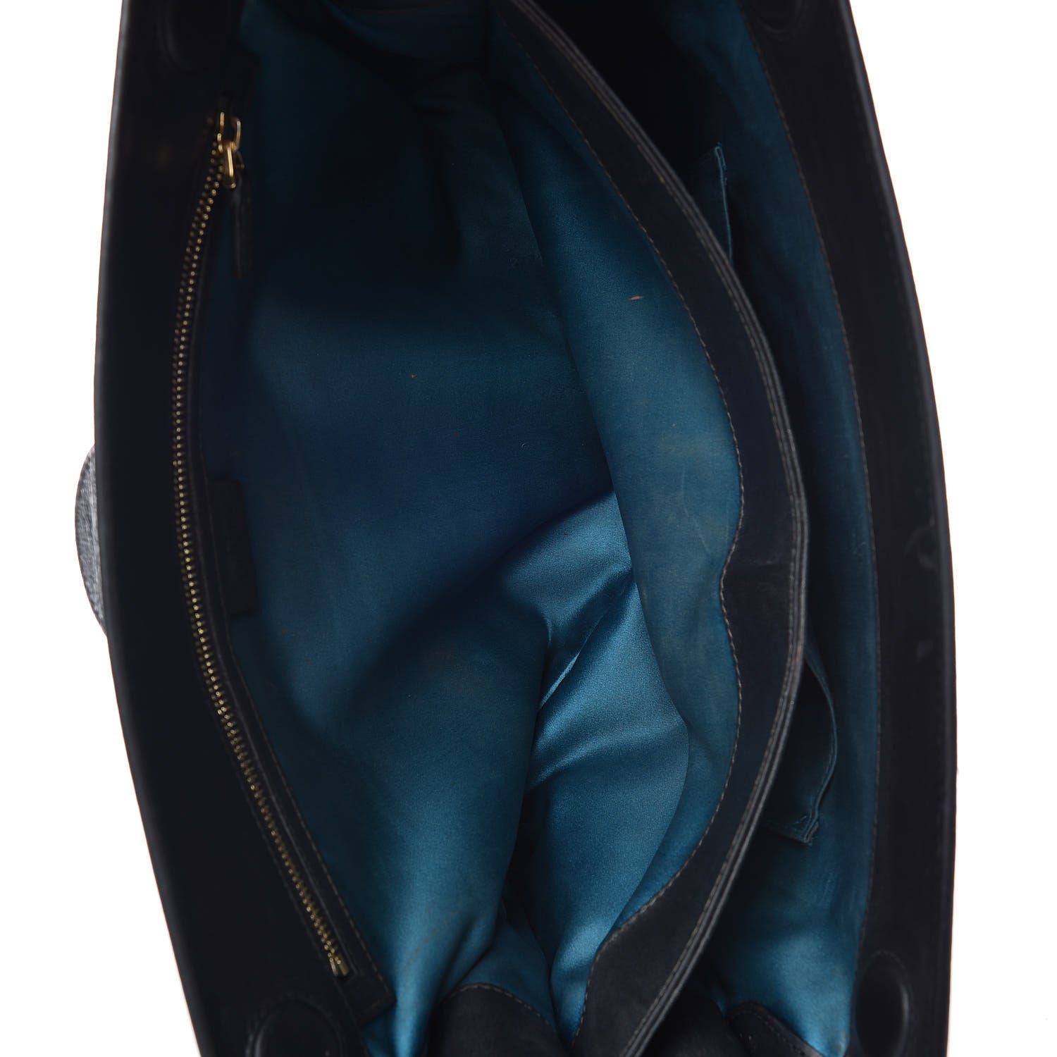 Gucci Suede Patent Web Dragon Embroidered Medium Ophidia Chain Shoulder Bag Blue Multicolor Black 7 of 11