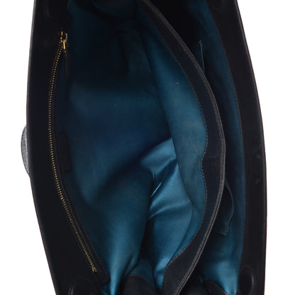 Gucci Suede Patent Web Dragon Embroidered Medium Ophidia Chain Shoulder Bag Blue Multicolor Black 7 of 11
