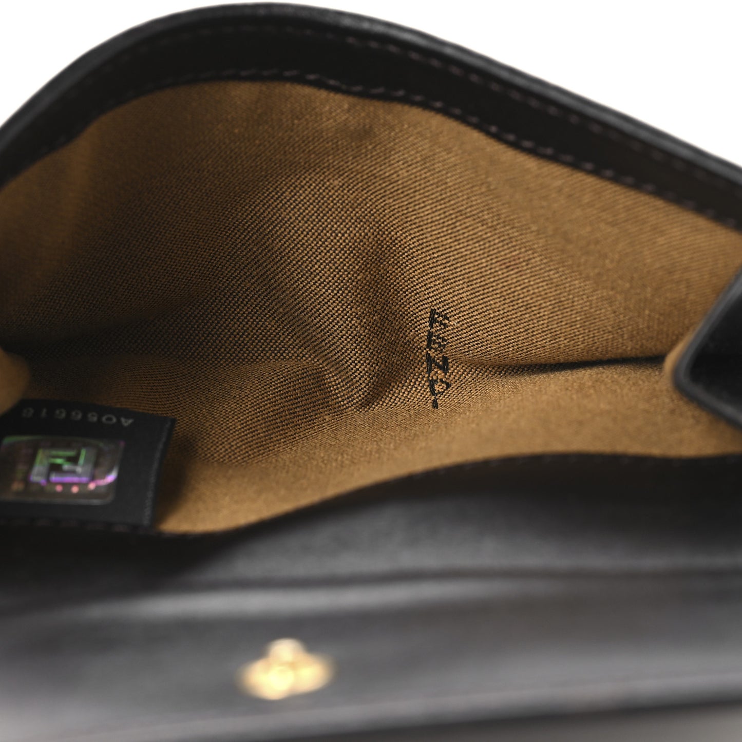 Zucca Cuoio Lucido Compact Wallet Tobacco Moro