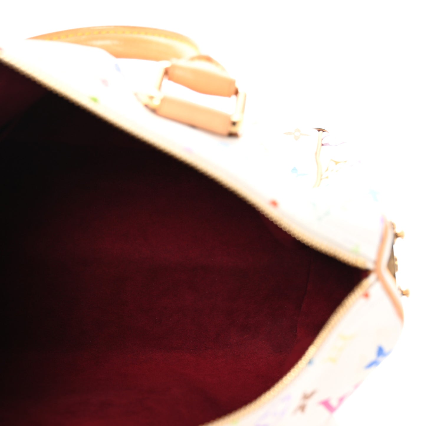 Monogram Multicolor Speedy 30 White