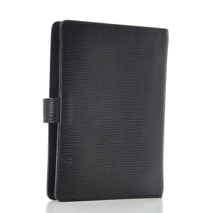 Louis Vuitton Epi Medium Ring Agenda Cover Black 3 of 9