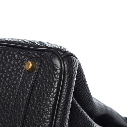 Hermes Fjord Birkin 35 Black 38 of 48