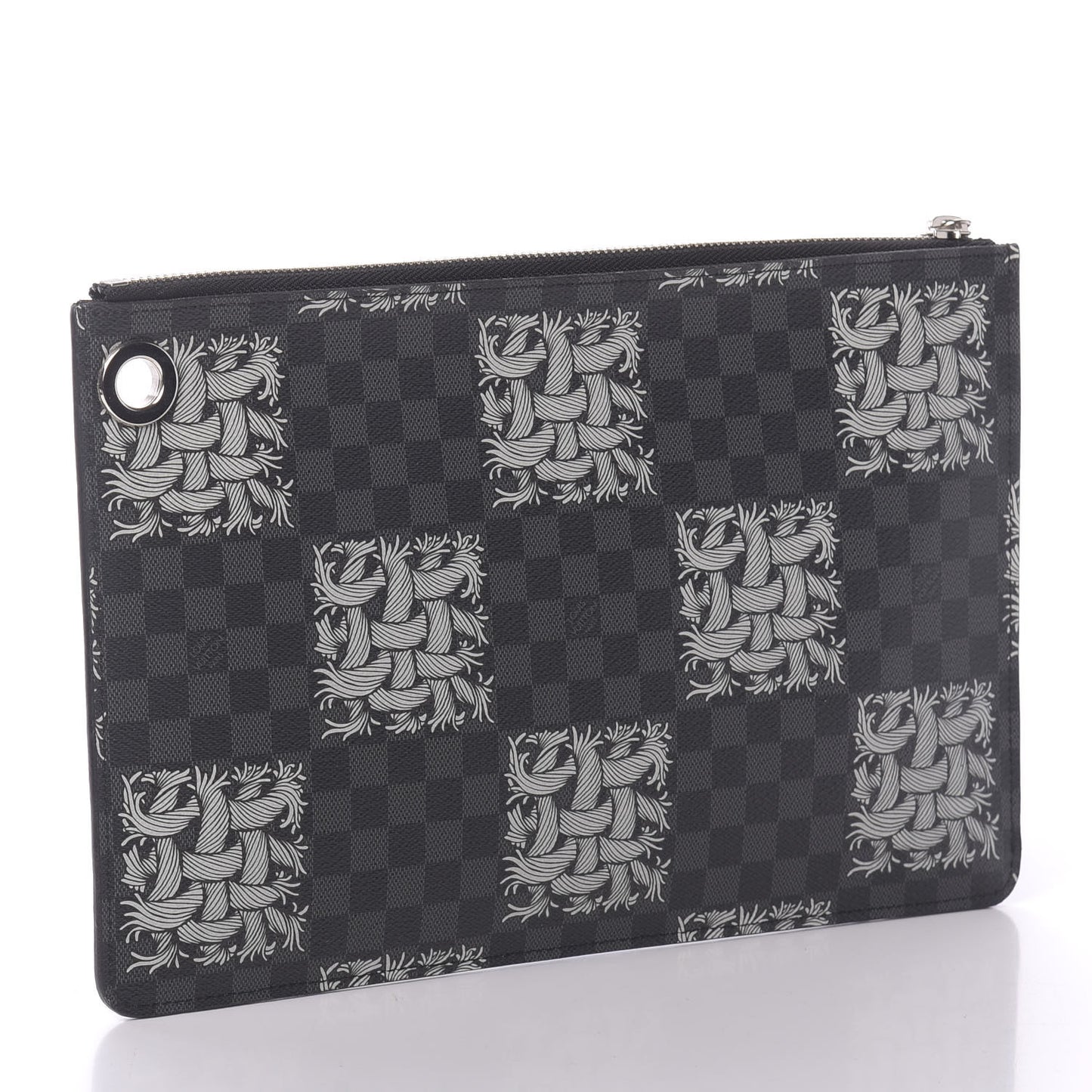 Damier Graphite Rope Pochette Jour PM White