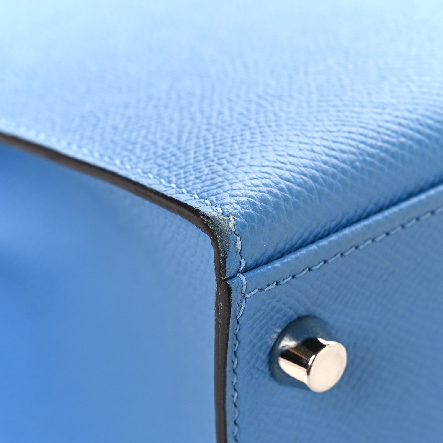 Hermes Epsom Kelly Sellier 28 Bleu Paradise 8 of 13