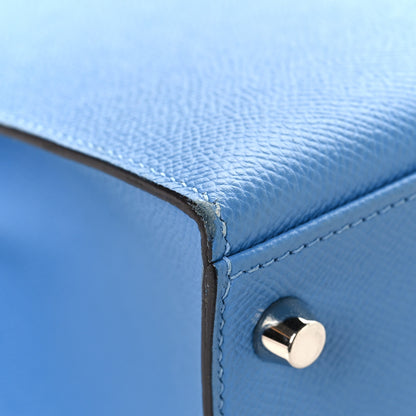 Hermes Epsom Kelly Sellier 28 Bleu Paradise 8 of 13
