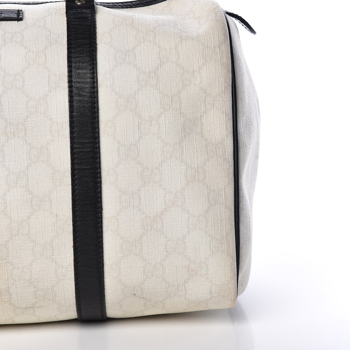 GG Plus Monogram Medium Joy Boston White Black