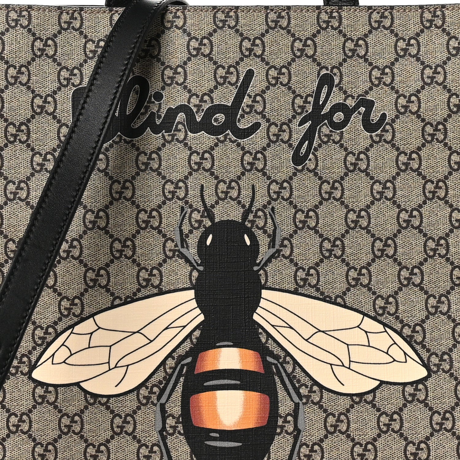 Gucci GG Supreme Monogram Blind for Love Vertical Tote 8 of 10