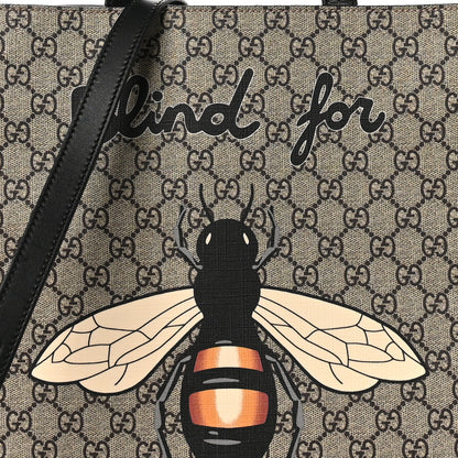 Gucci GG Supreme Monogram Blind for Love Vertical Tote 8 of 10
