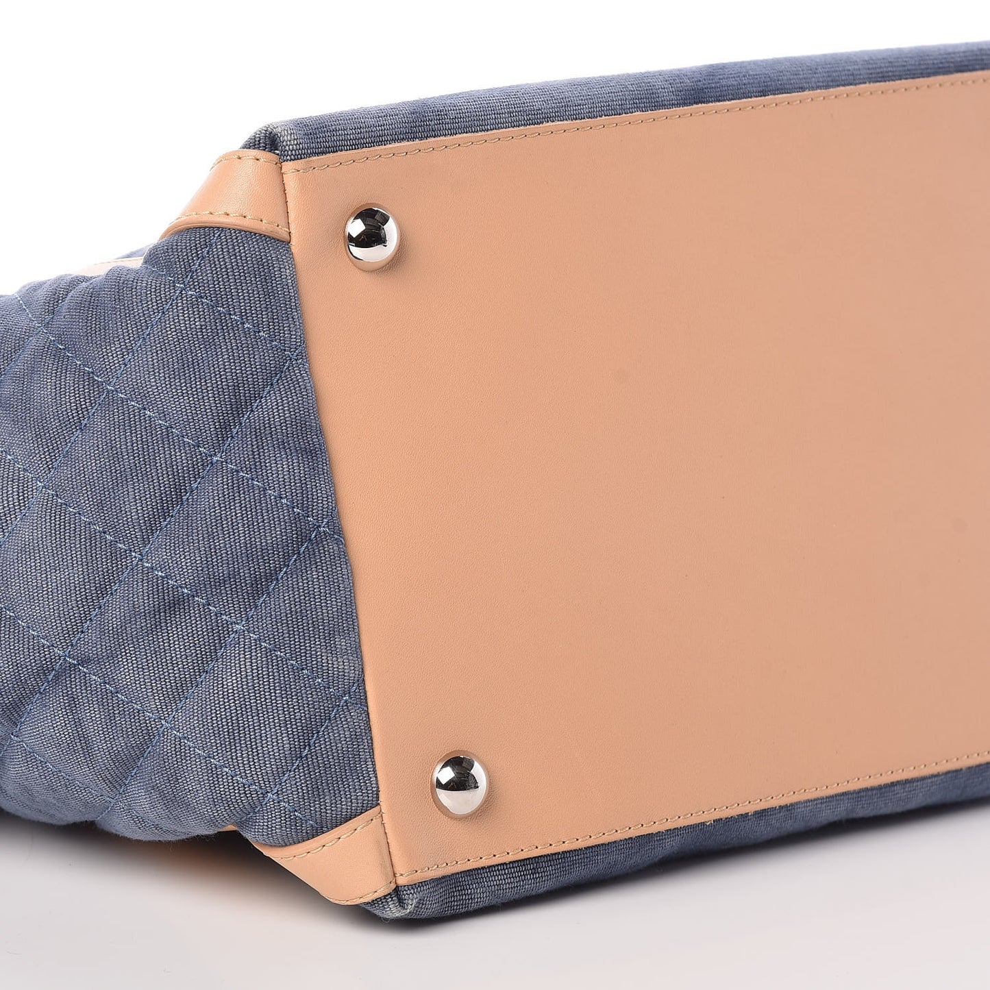Denim CC Flower Tote Blue