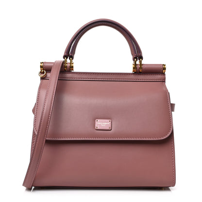 Dolce & Gabbana Vitello Morbido Small Sicily 58 Bag Dusty Pink 1 of 8