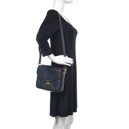 Louis Vuitton Empreinte Pochette Metis Marine Rouge 2 of 9